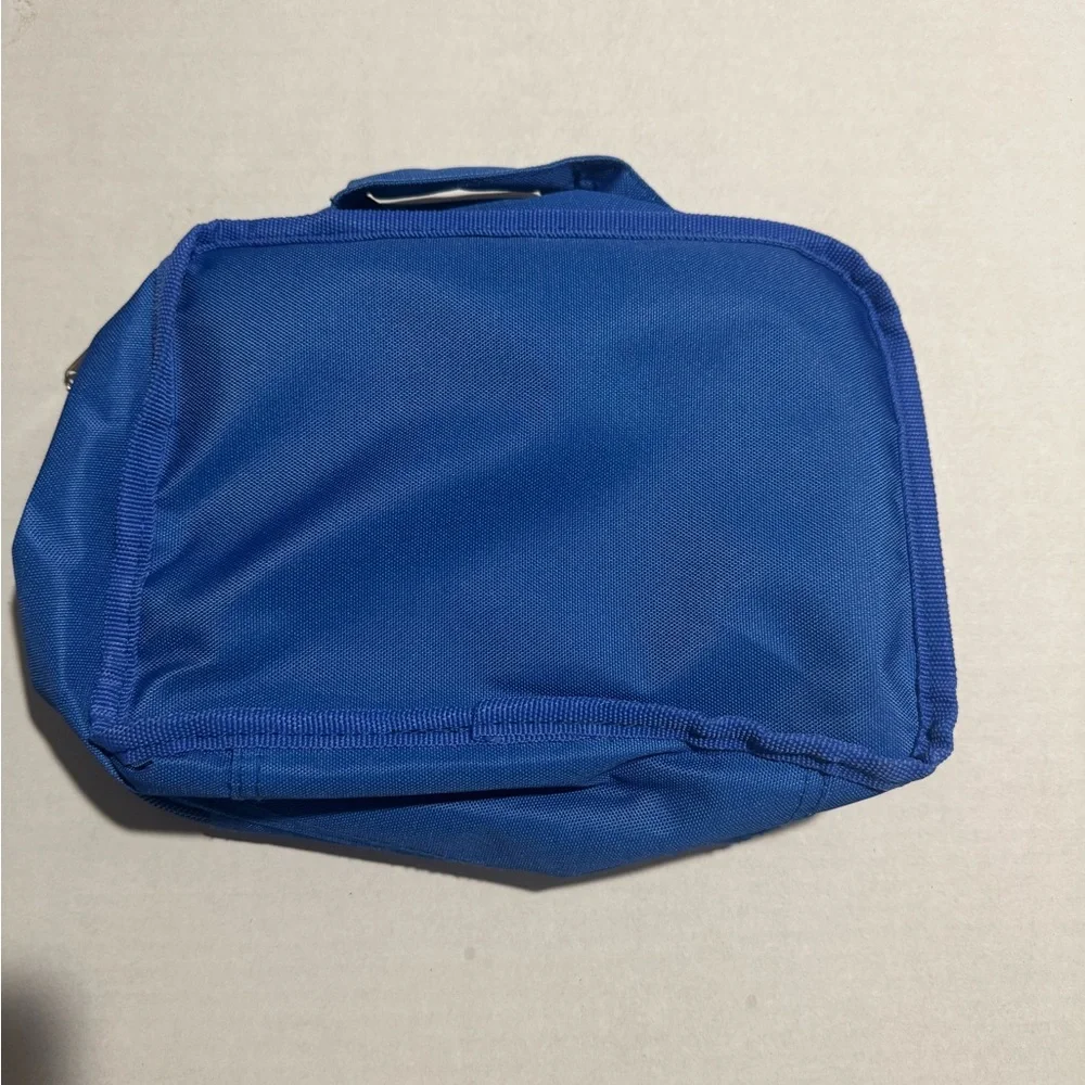 Spongebob Squarepants Character Print‎ Blue Soft Insulated Lunchbag #A111